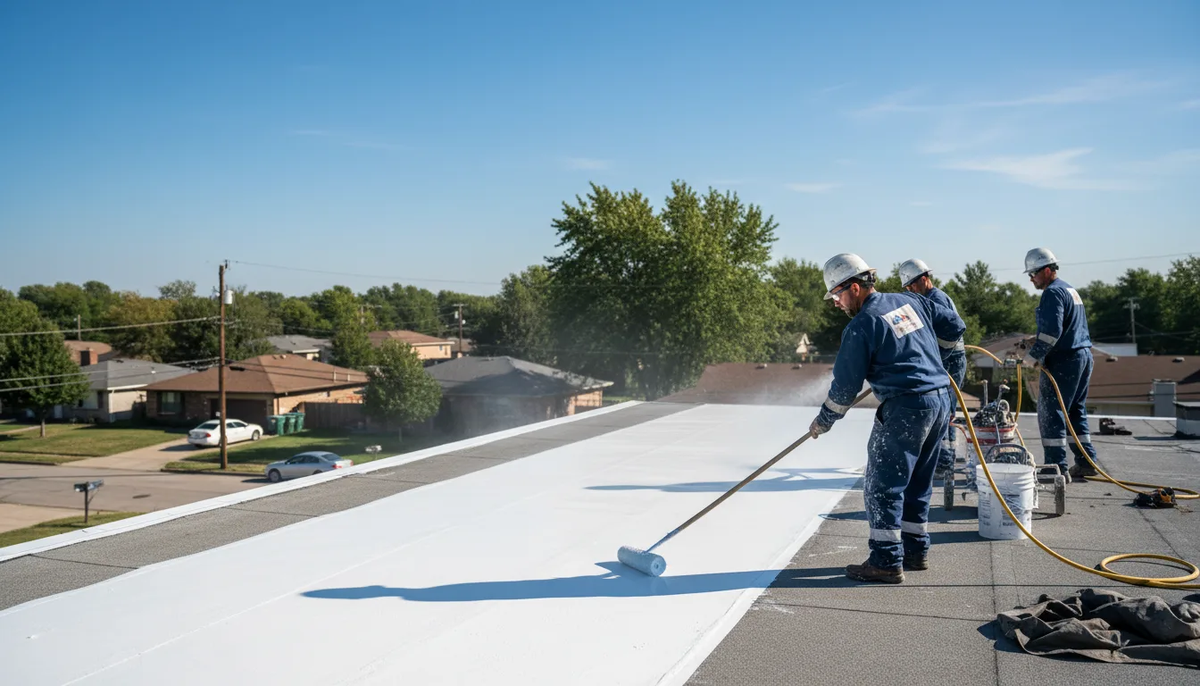 Commercial roof coating in Memphis, TX near me